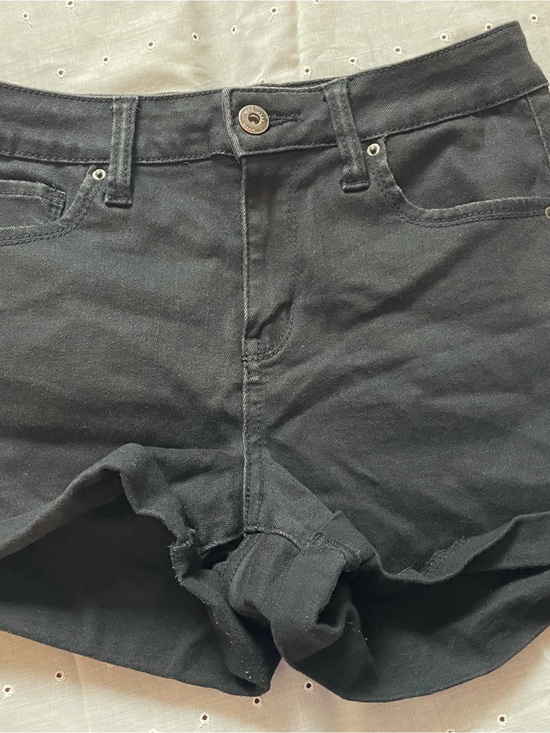 Wax Jean Pants - Wax Jean Black Denim Shorts